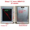 LCD Sharp LM64P101 7.2inch bản Nhật chính hãng. Mới 100% Fanuc CNC