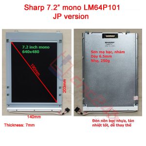 LCD Sharp LM64P101 7.2inch bản Nhật chính hãng. Mới 100% Fanuc CNC