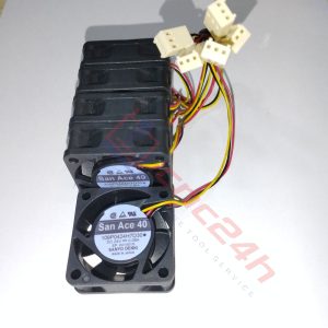 Quạt tản nhiệt 3 dây 40x40x15 4015 SanyoDenki 109P0424H7D30 24V 0.08A. Lắp cho các Controller Fanuc 16/18/21, Fanuc 16i/18i/21i, driver Fanuc.