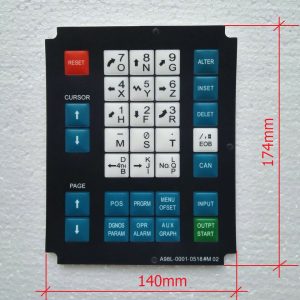 Dùng cho phay CNC Fanuc 0M. A98L-0001-0518#M Silicon dẻo dày 0.9mm, có sẵn lớp keo dán.