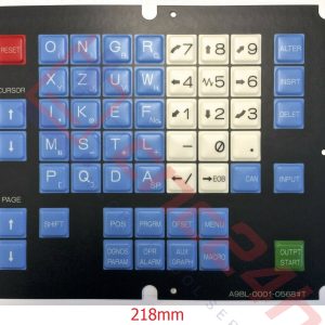 Dùng cho tiện CNC Fanuc 0T, A98L-0001-0568#T Bản VN, decal VN dày 0.5mm có sẵn lớp keo dán.