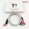 Cáp USB COM Z-TEK ZE533C (cáp USB RS232) sử dụng chip FTDI là loại chuyên dùng cho máy CNC, độ ổn định cao, không lỗi, free driver Win 7/8/10/11, LINUX