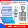 Máy lạnh tủ điện khô CAWS-800 800W (điều hòa tủ điện) bản tiêu nước, lắp cho tủ điện máy CNC. Dải công suất lạnh: 300W, 500W, 800W... 2000W.