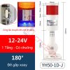Đèn tháp - Đèn báo CNC - 1/2/3 tầng - Thương hiệu YHKJ - Mới 100%. Chân đế gấp xoay 180 độ. Có còi. Bóng LED. Có công tắc chọn chế độ sáng (ON / BLINK).