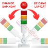 Đèn tháp - Đèn báo CNC - 1/2/3 tầng - Thương hiệu YHKJ - Mới 100%. Chân đế gấp xoay 180 độ. Có còi. Bóng LED. Có công tắc chọn chế độ sáng (ON / BLINK).