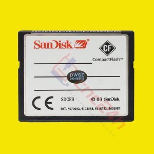 Thẻ CF Sandisk cho máy CNC, model: SDCFB và SDCFJ, tốc độ 133x, dung lượng: 8MB /16MB /32MB /64MB /128MB /256MB /512MB /1GB /2GB... R 20MB/s W 16MB/s