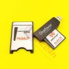 Combo Thẻ CF Sandisk cho máy CNC, gồm: 01 thẻ nhớ CF Sandisk công nghiệp (dung lượng tùy chọn), 01 đầu đọc CF USB, 01 adapter CF to PCMCIA của Sandisk.