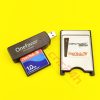 Combo Thẻ CF Sandisk cho máy CNC, gồm: 01 thẻ nhớ CF Sandisk công nghiệp (dung lượng tùy chọn), 01 đầu đọc CF USB, 01 adapter CF to PCMCIA của Sandisk.