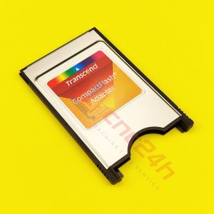 Combo Thẻ CF Transcend cho máy CNC, gồm: 01 thẻ nhớ CF Transcend công nghiệp CF200I, 01 đầu đọc CF USB, 01 adapter CF to PCMCIA của Transcend