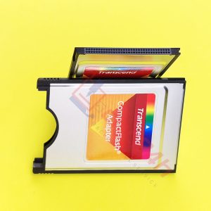 Combo Thẻ CF Transcend cho máy CNC, gồm: 01 thẻ nhớ CF Transcend công nghiệp CF200I, 01 đầu đọc CF USB, 01 adapter CF to PCMCIA của Transcend