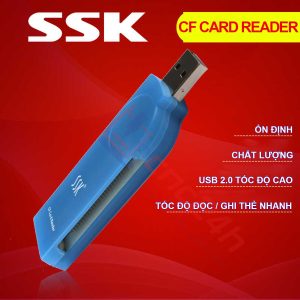 Combo Thẻ CF Transcend cho máy CNC, gồm: 01 thẻ nhớ CF Transcend công nghiệp CF200I, 01 đầu đọc CF USB, 01 adapter CF to PCMCIA của Transcend