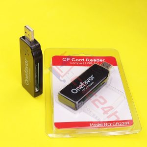 Đầu đọc thẻ CF, mới 100%. Gắn thẻ CF vào đầu đọc, cắm đầu đầu vào máy tính (PC / Laptop), driver tự nhận. Windows XP /7/10/11 (32 / 64 bits) hỗ trợ.