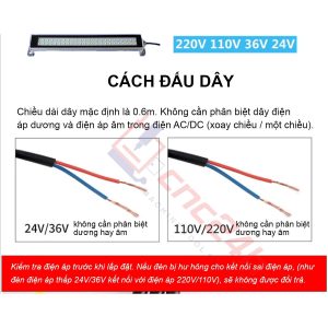 Đèn chiếu sáng máy CNC - Đèn LED vuông CNC - Đế xoay 360 độ - Kính cường lực - Thân hợp kim nhôm. Chống cháy - chống nước - chống dầu.