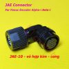 Connector Fanuc JAE (jack và vỏ hộp), JAE-4 JAE-10, thường dùng trong cáp encoder máy CNC hệ Fanuc, dòng Alpha-i và Beta-i (α-I và β-i)