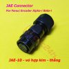 Connector Fanuc JAE (jack và vỏ hộp), JAE-4 JAE-10, thường dùng trong cáp encoder máy CNC hệ Fanuc, dòng Alpha-i và Beta-i (α-I và β-i)