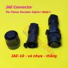 Connector Fanuc JAE (jack và vỏ hộp), JAE-4 JAE-10, thường dùng trong cáp encoder máy CNC hệ Fanuc, dòng Alpha-i và Beta-i (α-I và β-i)
