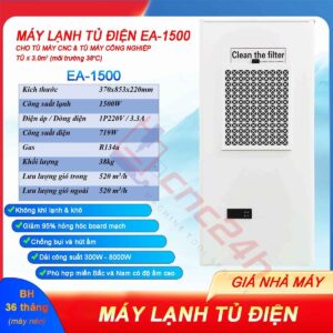 Máy lạnh tủ điện EA-1500 1500W máy lạnh khô cho máy CNC bền, rẻ, hiệu quả cao