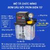 Bơm dầu bôi trơn điện từ, tự động hoàn toàn, 220V 1P 28W, 50ml/min 10kgf/cm2. Timer ON và OFF tích hợp trong mạch điều khiển trong bơm.
