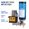 Bơm mỡ bò điện, 24V / 220V, 25W, 40ml/min, 5.0 - 8.0 MPa, dung tích ống 1L - 2L. hoạt động chế độ tự động hoàn toàn hoặc bán tự động, phù hợp mỡ bò 0 - 000.