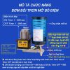 Bơm mỡ bò điện, 24V / 220V, 25W, 40ml/min, 5.0 - 8.0 MPa, dung tích ống 1L - 2L. hoạt động chế độ tự động hoàn toàn hoặc bán tự động, phù hợp mỡ bò 0 - 000.