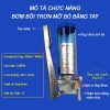 Bơm mỡ bò tay, 500ml / 800ml, thân đế bằng nhôm đúc. Đường kính ống ngõ ra 6mm, tặng kèm đầu chuyển ống 4mm. Phù hợp mỡ bò 0 - 000.