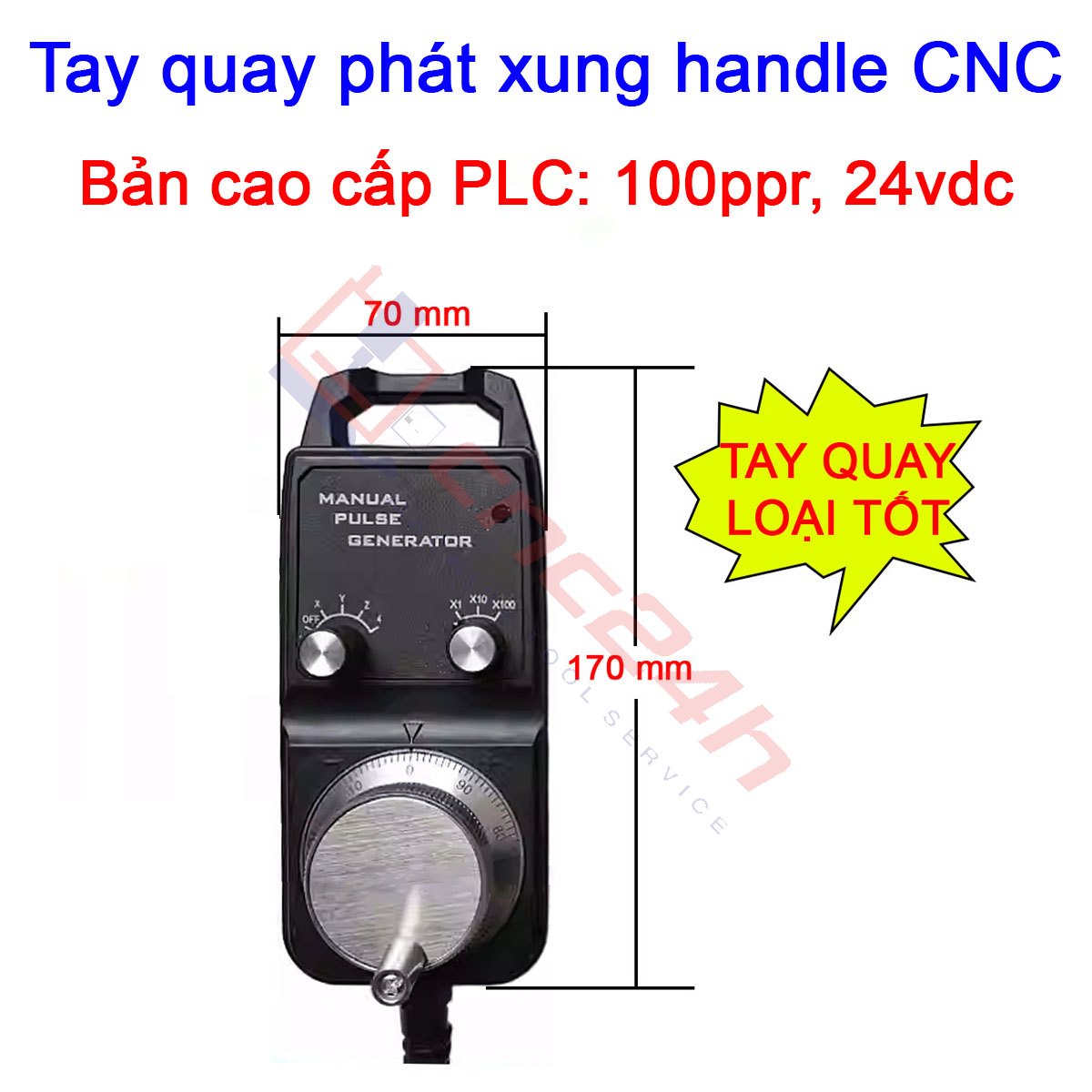 Tay quay phát xung handle (handwheel) dùng cho các máy CNC Fanuc 3, 6, 10/11, 0, 15, 16/18/21, 16i/18i/21i, 0i, 30i, 31i, 32i,… hàng mới 100%