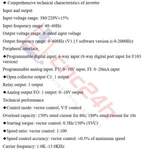 Biến tần YSD EA200 - Dùng cho máy CNC và các dây chuyền sản xuất công nghiệp.