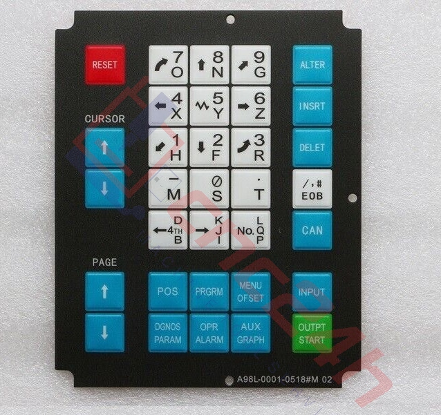 DECAL A98L-0001-0518M BẢO VỆ BÀN PHÍM MÁY CNC