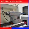 Máy tiện CNC CK6163-1500, chính hãng Borui, giá nhà máy. Mâm cặp 12inch (304mm) loại thủy lực 3 chấu, đk tiện max 630mm, hành trình tiện max 1500mm, sai số 0.01mm