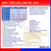 Máy tiện CNC CK6163-1500, chính hãng Borui, giá nhà máy. Mâm cặp 12inch (304mm) loại thủy lực 3 chấu, đk tiện max 630mm, hành trình tiện max 1500mm, sai số 0.01mm