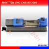 Máy tiện CNC CK6180-3000, chính hãng Borui, giá nhà máy. Mâm cặp 15inch (381mm) loại thủy lực 3 chấu, đk tiện max 800mm, hành trình tiện max 3000mm.