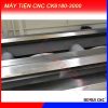 Máy tiện CNC CK6180-3000, chính hãng Borui, giá nhà máy. Mâm cặp 15inch (381mm) loại thủy lực 3 chấu, đk tiện max 800mm, hành trình tiện max 3000mm.