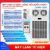 Máy lạnh tủ điện khô CAWS-1500 1500W (điều hòa tủ điện) bản tiêu nước, lắp cho tủ điện máy CNC. Dải công suất lạnh: 300W, 500W, 800W... 2000W.