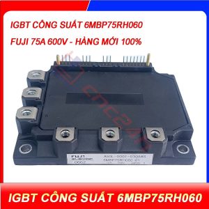 6MBP75RH060 là module IGBT công suất có dòng định mức 75A, điện áp 600V, với khả năng chịu tải ổn định và hiệu suất chuyển mạch cao. Sản phẩm được ứng dụng rộng rãi trong máy cnc, công nghiệp,...