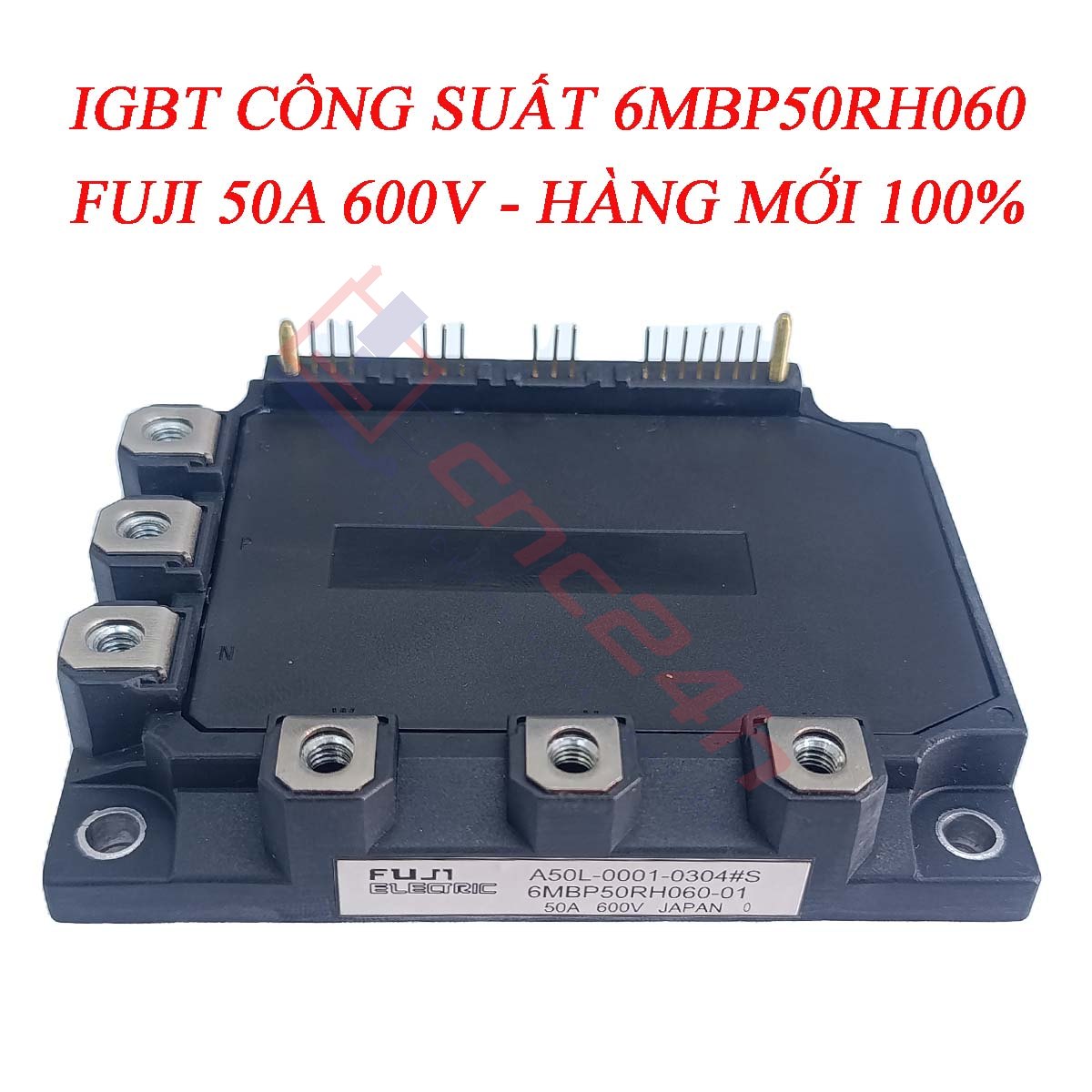 6MBP50RH060 là module IGBT công suất có dòng định mức 75A, điện áp 600V, với khả năng chịu tải ổn định và hiệu suất chuyển mạch cao. Sản phẩm được ứng dụng rộng rãi trong máy cnc, công nghiệp,...