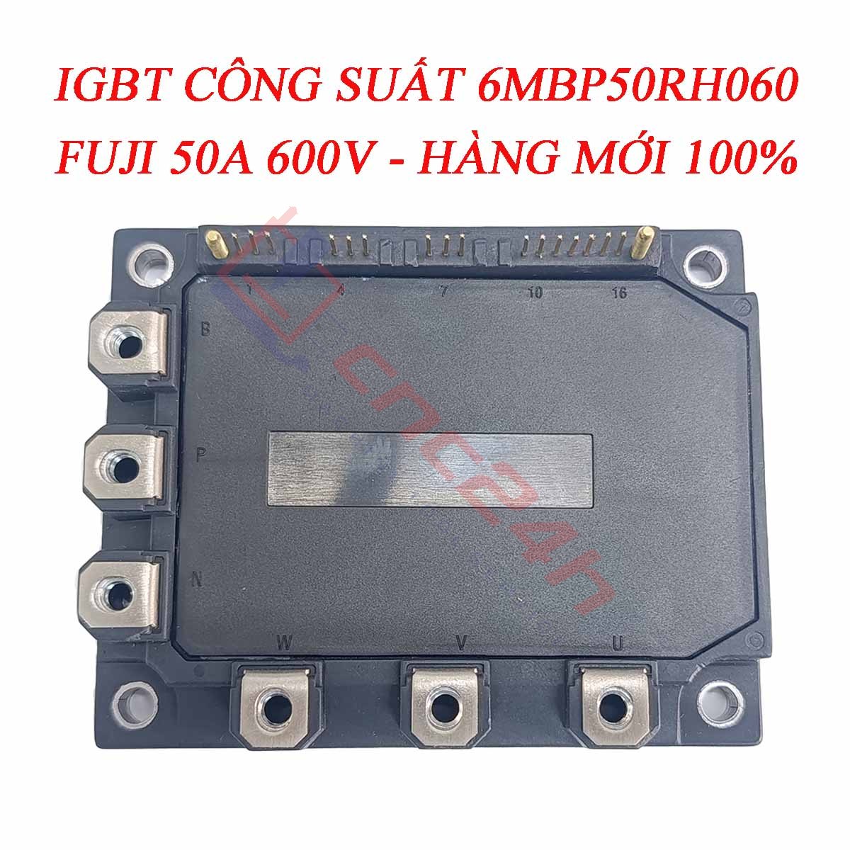 6MBP50RH060 là module IGBT công suất có dòng định mức 75A, điện áp 600V, với khả năng chịu tải ổn định và hiệu suất chuyển mạch cao. Sản phẩm được ứng dụng rộng rãi trong máy cnc, công nghiệp,...