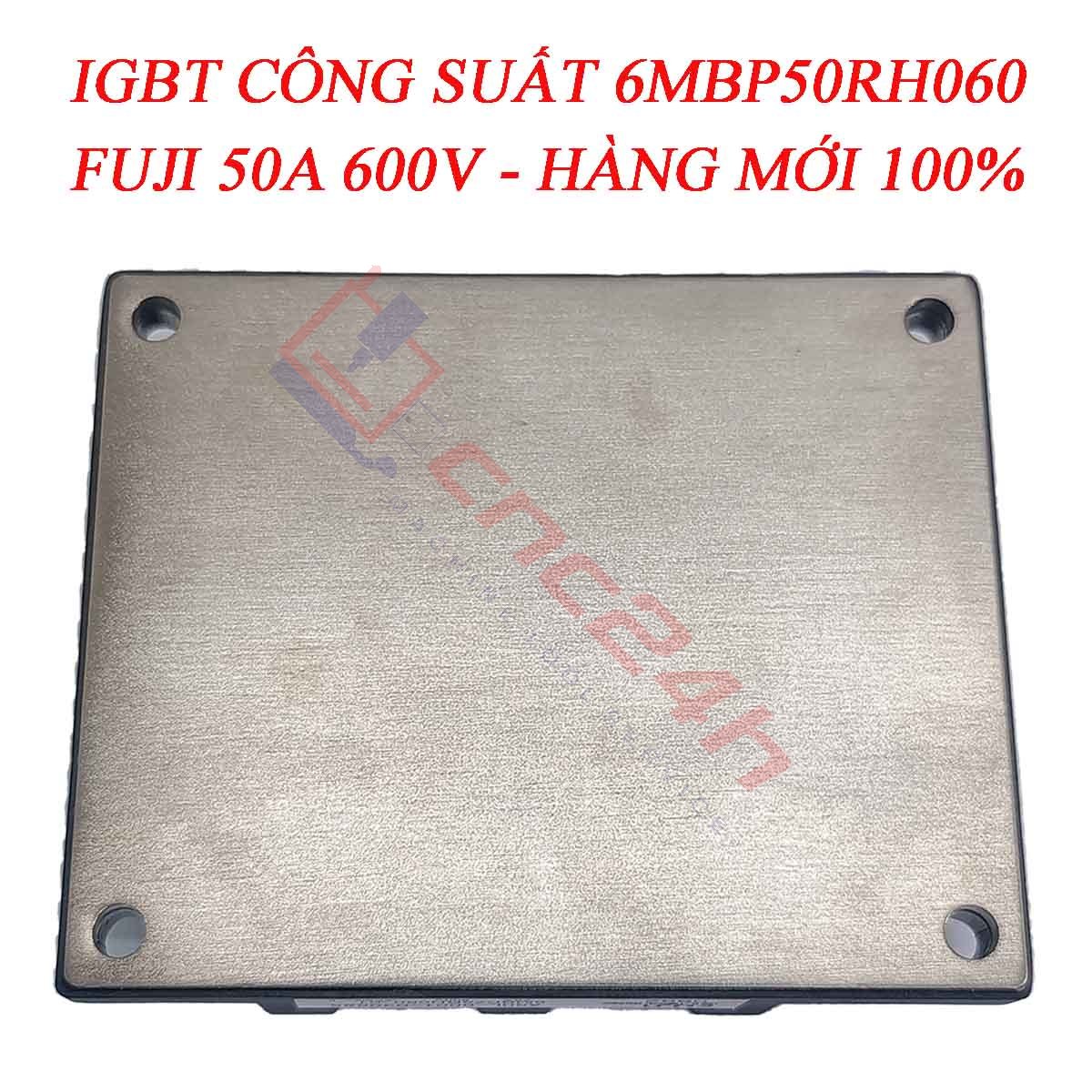 6MBP50RH060 là module IGBT công suất có dòng định mức 75A, điện áp 600V, với khả năng chịu tải ổn định và hiệu suất chuyển mạch cao. Sản phẩm được ứng dụng rộng rãi trong máy cnc, công nghiệp,...