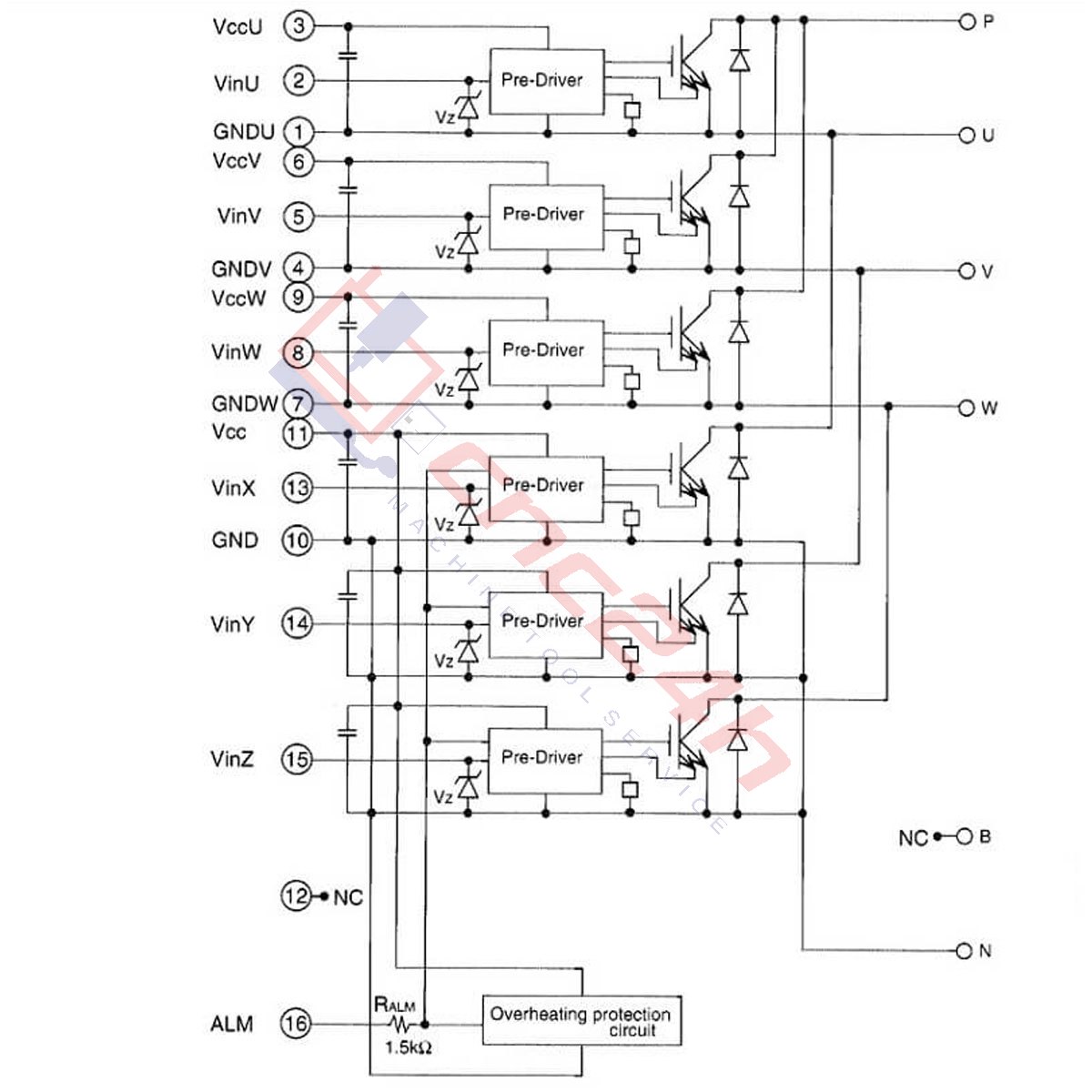 6MBP50RH060 là module IGBT công suất có dòng định mức 75A, điện áp 600V, với khả năng chịu tải ổn định và hiệu suất chuyển mạch cao. Sản phẩm được ứng dụng rộng rãi trong máy cnc, công nghiệp,...