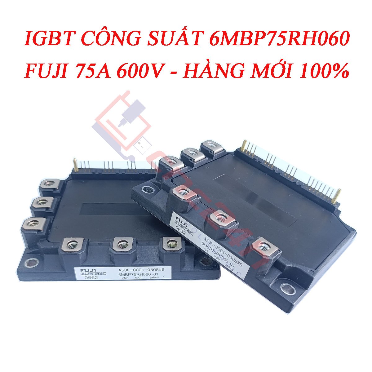 6MBP75RH060 là module IGBT công suất có dòng định mức 75A, điện áp 600V, với khả năng chịu tải ổn định và hiệu suất chuyển mạch cao. Sản phẩm được ứng dụng rộng rãi trong máy cnc, công nghiệp,...