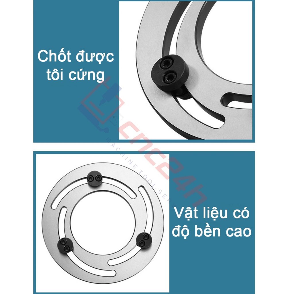 Vòng sửa chấu mâm cặp sử dụng vật liệu hợp kim cao cấp