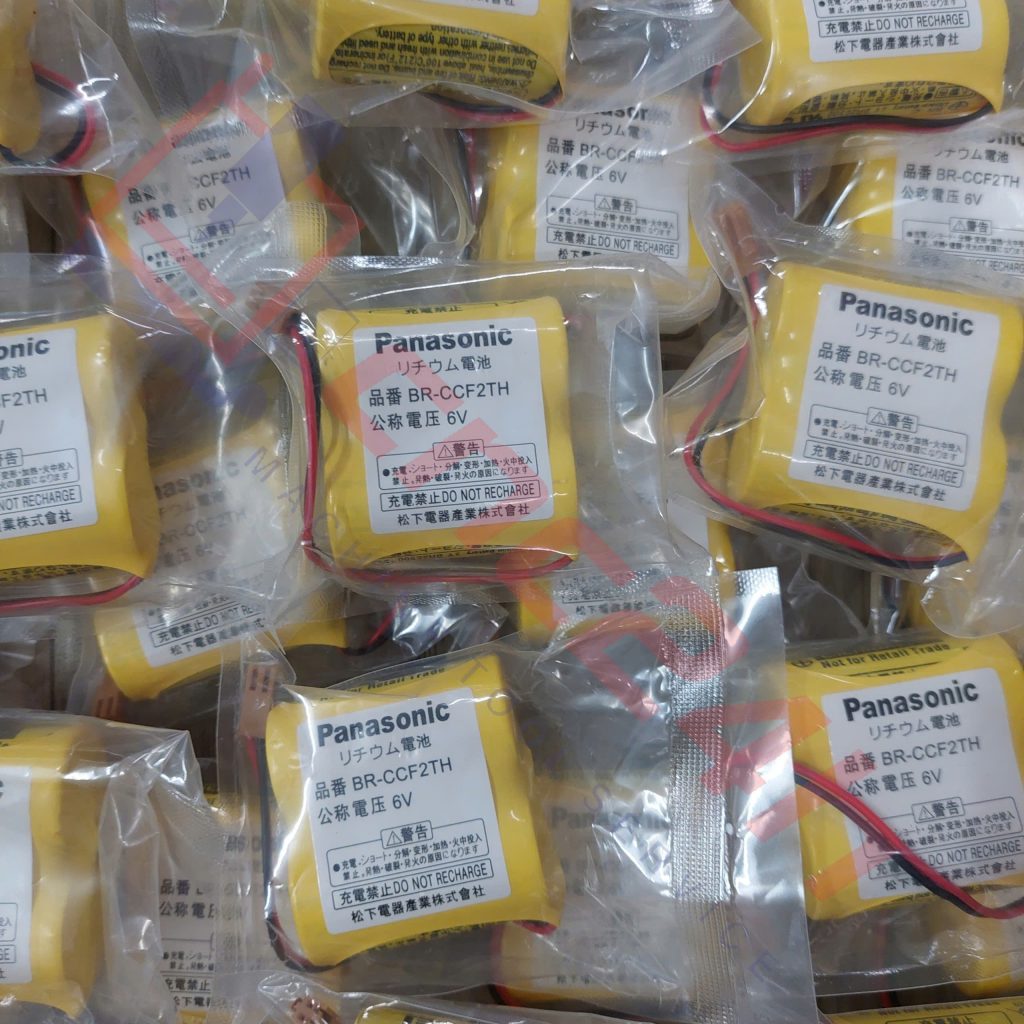 Pin Panasonic BR-CCF2TH chính hãng 6V 5000mAh. Thay thế trực tiếp cho mã Fanuc A98L-0001-0902, A06B-6073-K001. Dùng cho CNC Fanuc 16i/18i/21i/0i, servo driver, nuôi encoder. Hàng mới 100%, bảo hành 12 tháng. Giao nhanh toàn quốc.