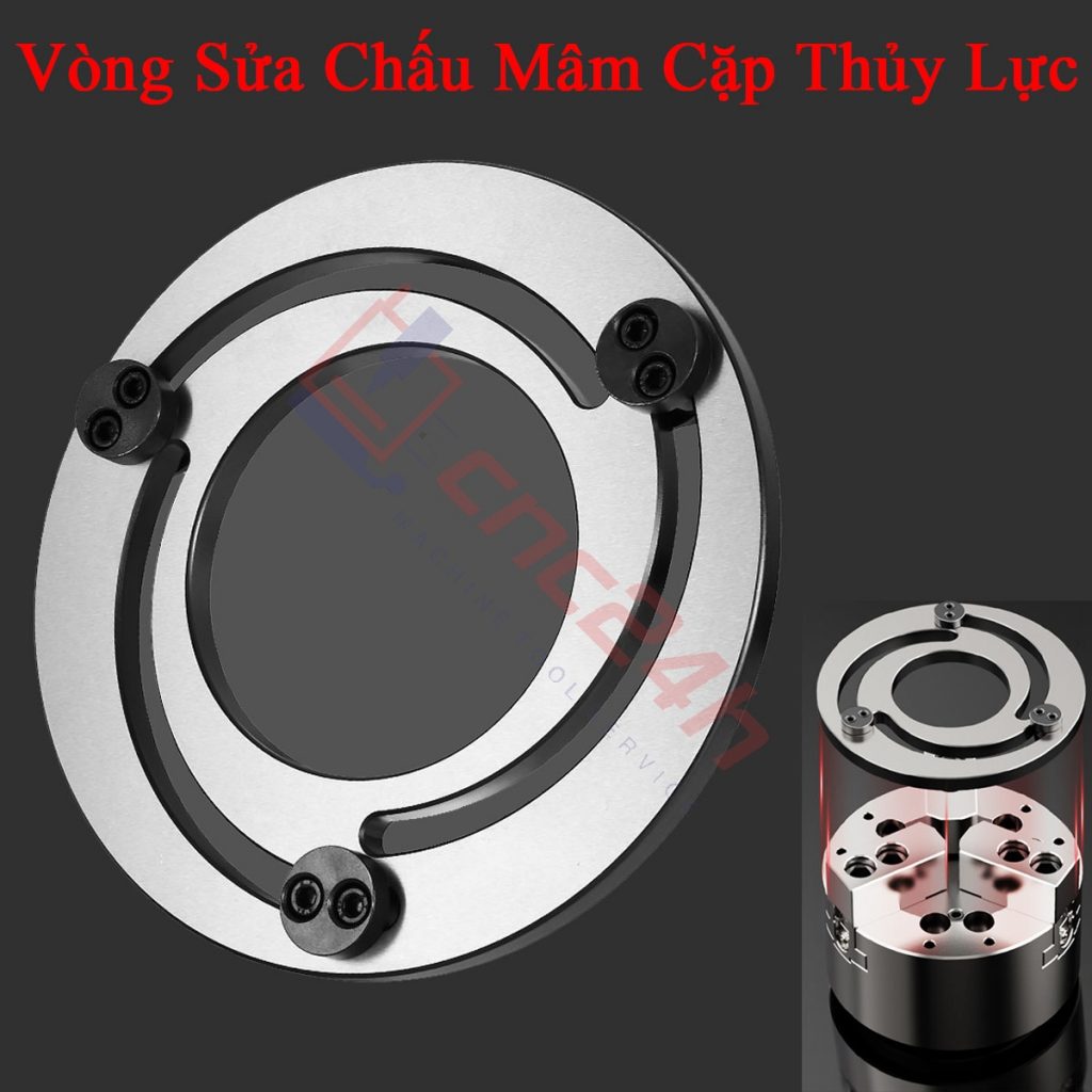 Vòng sửa chấu mâm cặp thủy lực CNC chính hãng – chất liệu thép 42CrMo, thiết kế 3 con trượt thông minh, phù hợp mọi kích thước từ 4-15 inch. Xem ngay hướng dẫn sử dụng chi tiết và báo giá tốt nhất.