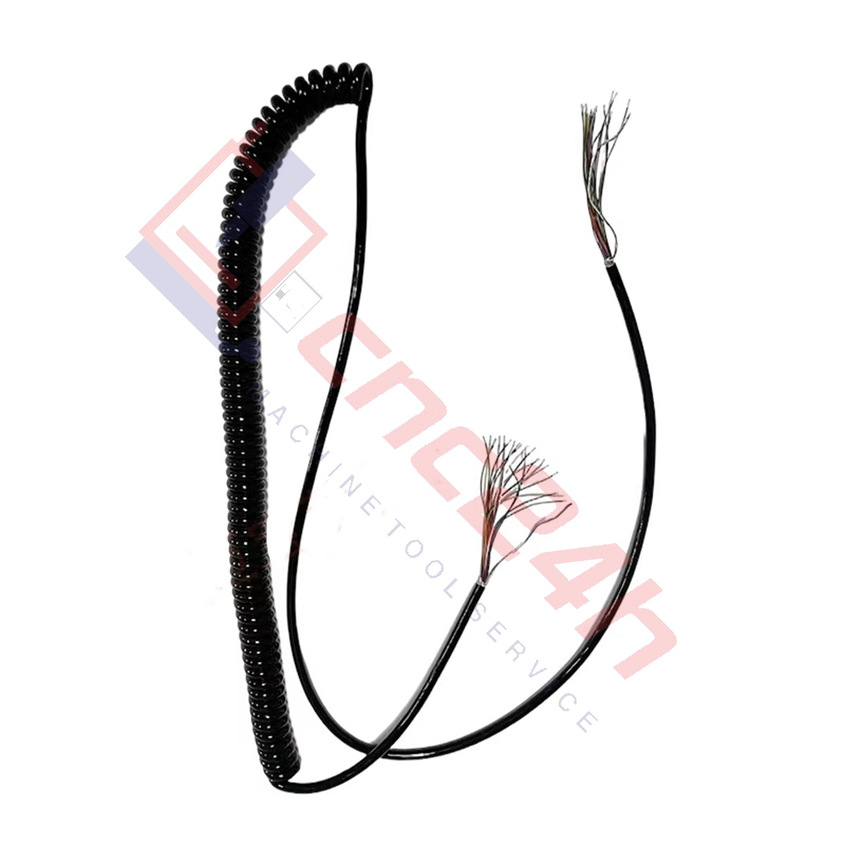 Cáp xoắn lò xo tay quay phát xung CNC – vỏ PU chống dầu cháy, lõi đồng mềm, dài 4-10m. Đàn hồi tốt, chống đứt gãy, bền bỉ. Dùng cho MPG, encoder.