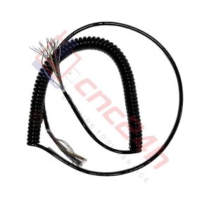 Cáp xoắn lò xo tay quay phát xung CNC – vỏ PU chống dầu cháy, lõi đồng mềm, dài 4-10m. Đàn hồi tốt, chống đứt gãy, bền bỉ. Dùng cho MPG, encoder.