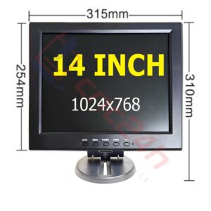 Màn hình LCD công nghiệp VGA 10 12 14 15 17 inch, mới 100%, dùng cho máy CNC và một số bộ điều khiển Fanuc, Okuma, Mitsubishi.
