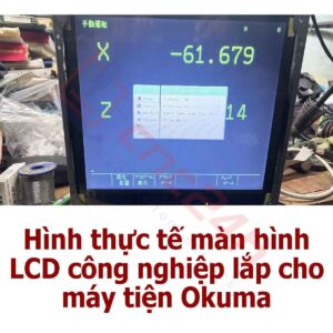 Màn hình LCD công nghiệp VGA 10 12 14 15 17 inch, mới 100%, dùng cho máy CNC và một số bộ điều khiển Fanuc, Okuma, Mitsubishi.